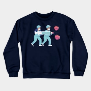 Nurses Fighting Coronavirus Crewneck Sweatshirt